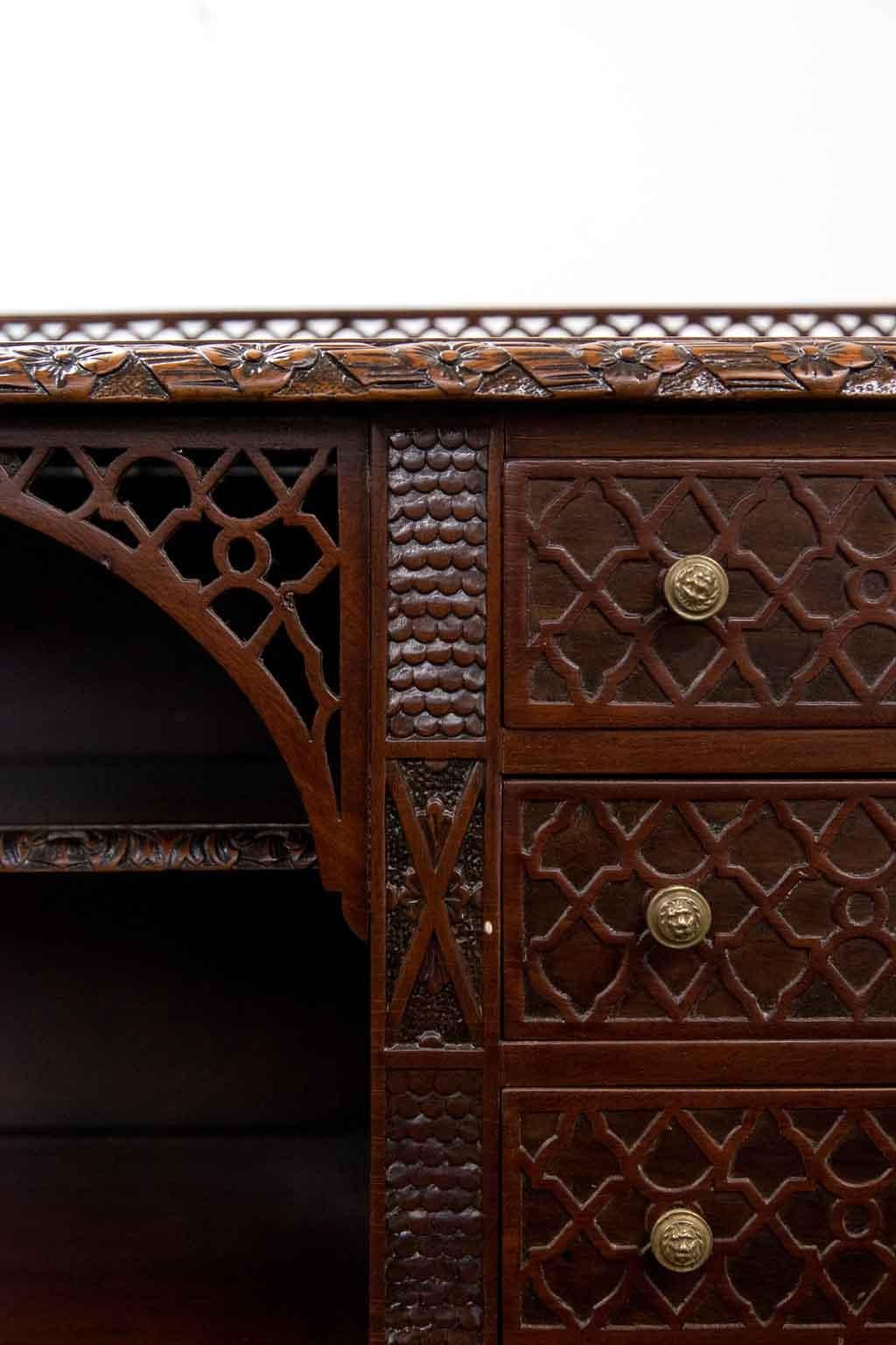 Late 19th Century Chippendale Style Console Table