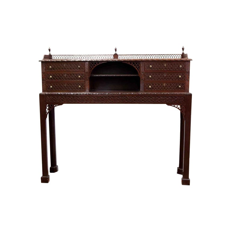 Chippendale Style Console Table For Sale