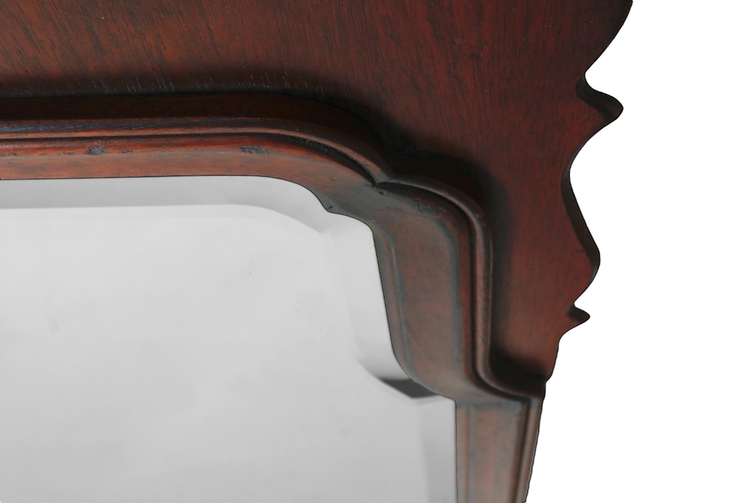Chippendale Style Drexel Wall Mirror In Good Condition For Sale In Bradenton, FL