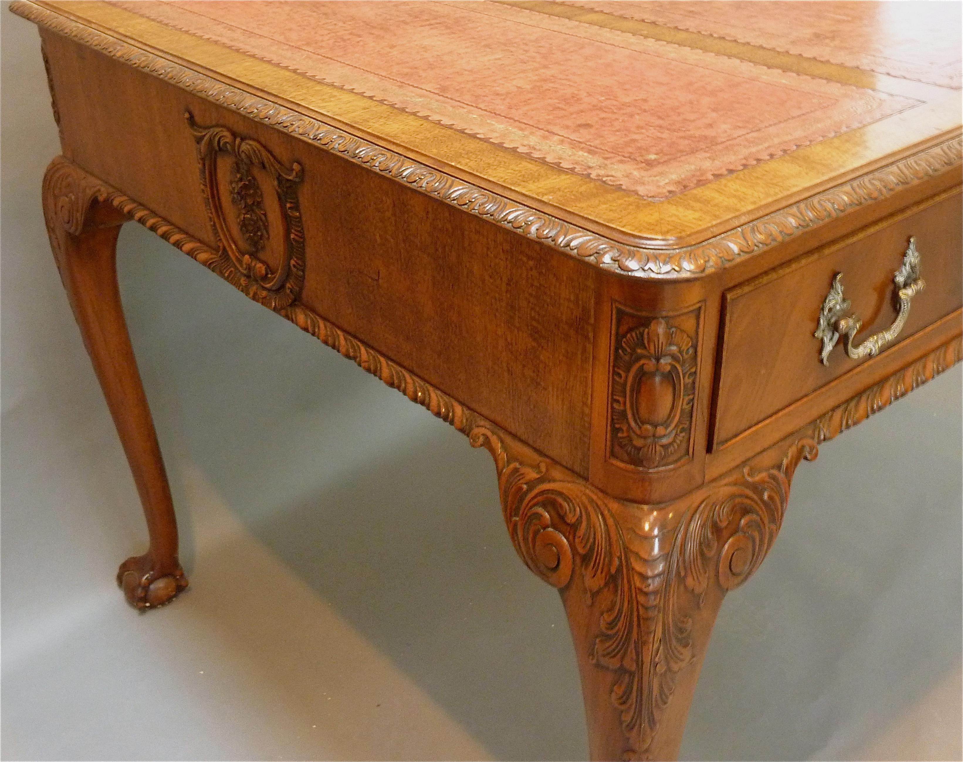 19th Century “Chippendale” Style English Writing Table