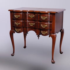 Chippendale Style Harden Cherry Low Boy Dressing Table, 20th C