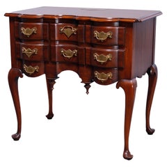 Vintage Chippendale Style Harden Cherry Low Boy Dressing Table, 20th C