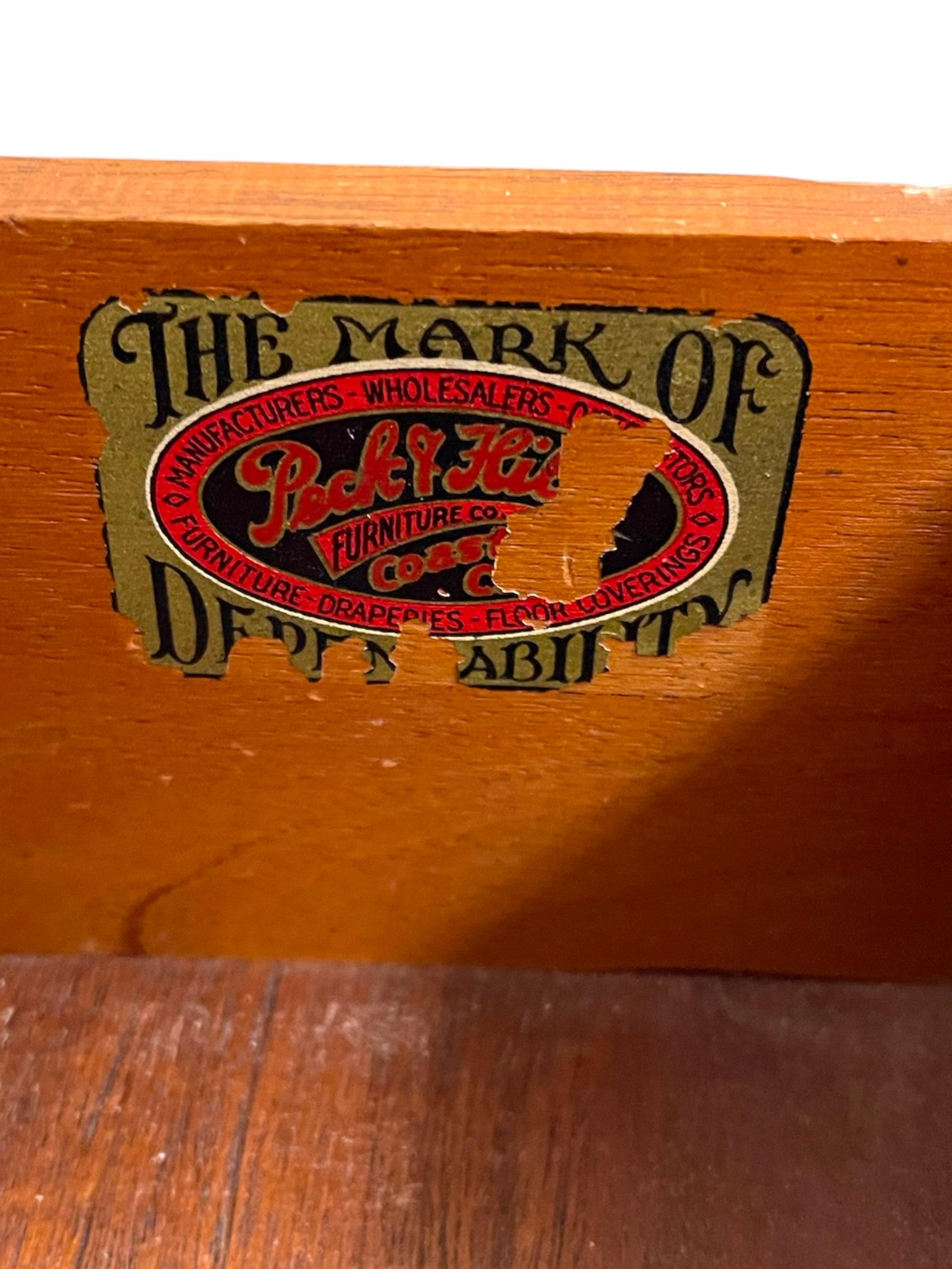 Comò Highboy in stile Chippendale di Pennsylvania Furniture Co., York PA in vendita 7