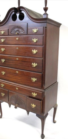 Chippendale Style Highboy, Mahogany