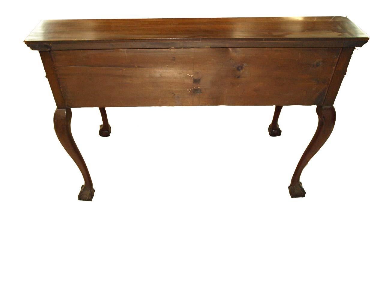 Chippendale Style Mahogany Console For Sale 6