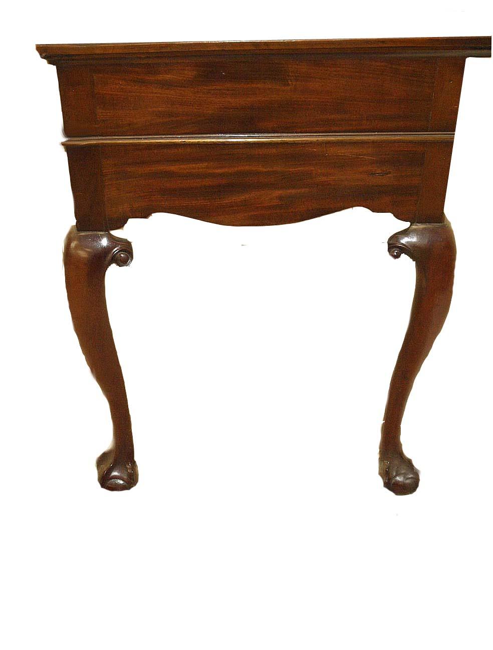 English Chippendale Style Mahogany Console For Sale