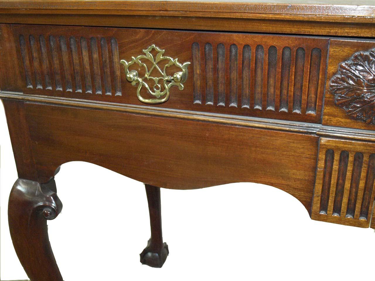 Chippendale Style Mahogany Console For Sale 2