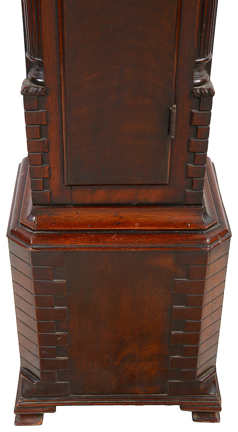 Chippendale Style Mahogany Grandmother Clock 1