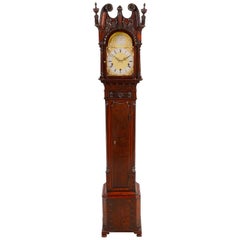 Chippendale Style Mahogany Grandmother Clock