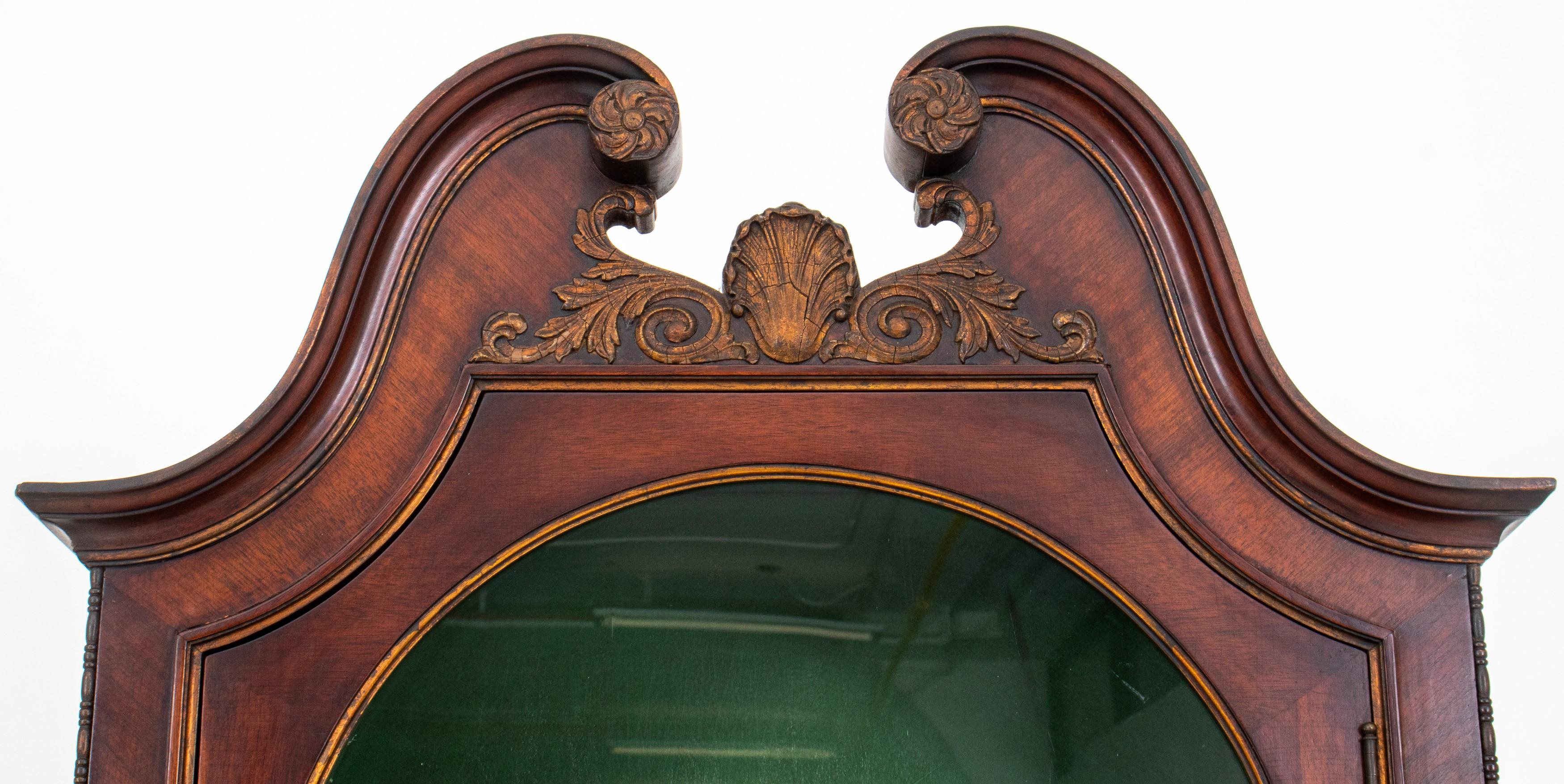 19th Century Chippendale Style Mahogany Secretary Bookcase