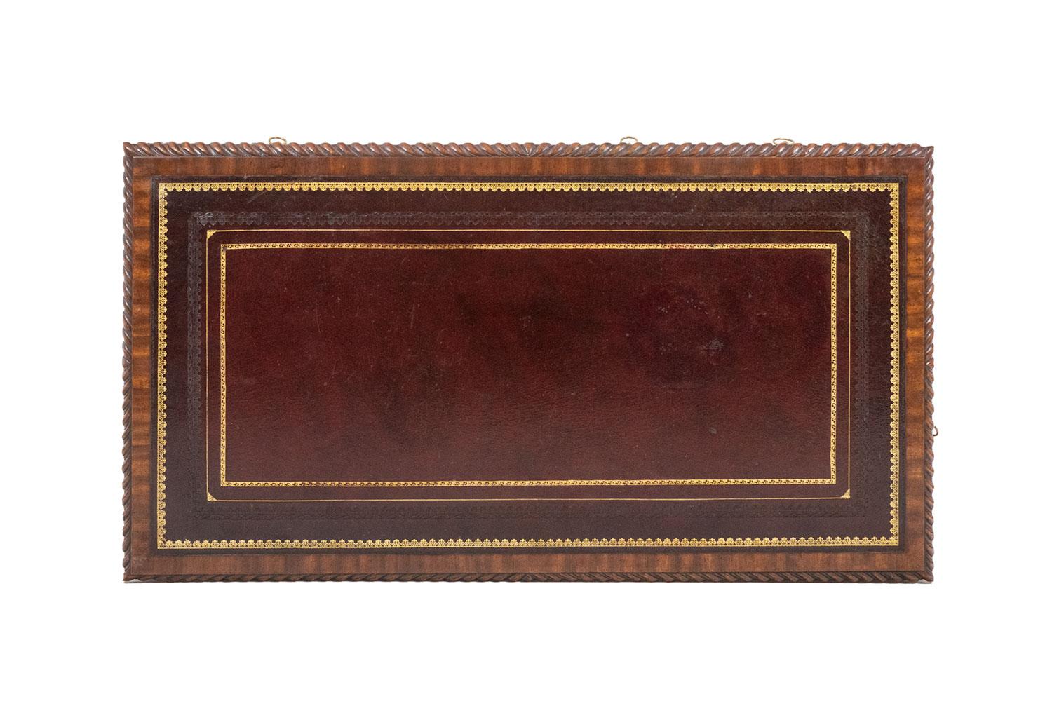 Mahogany Chippendale-style mahogany table, or desk. Circa 1950. LS5932456G For Sale