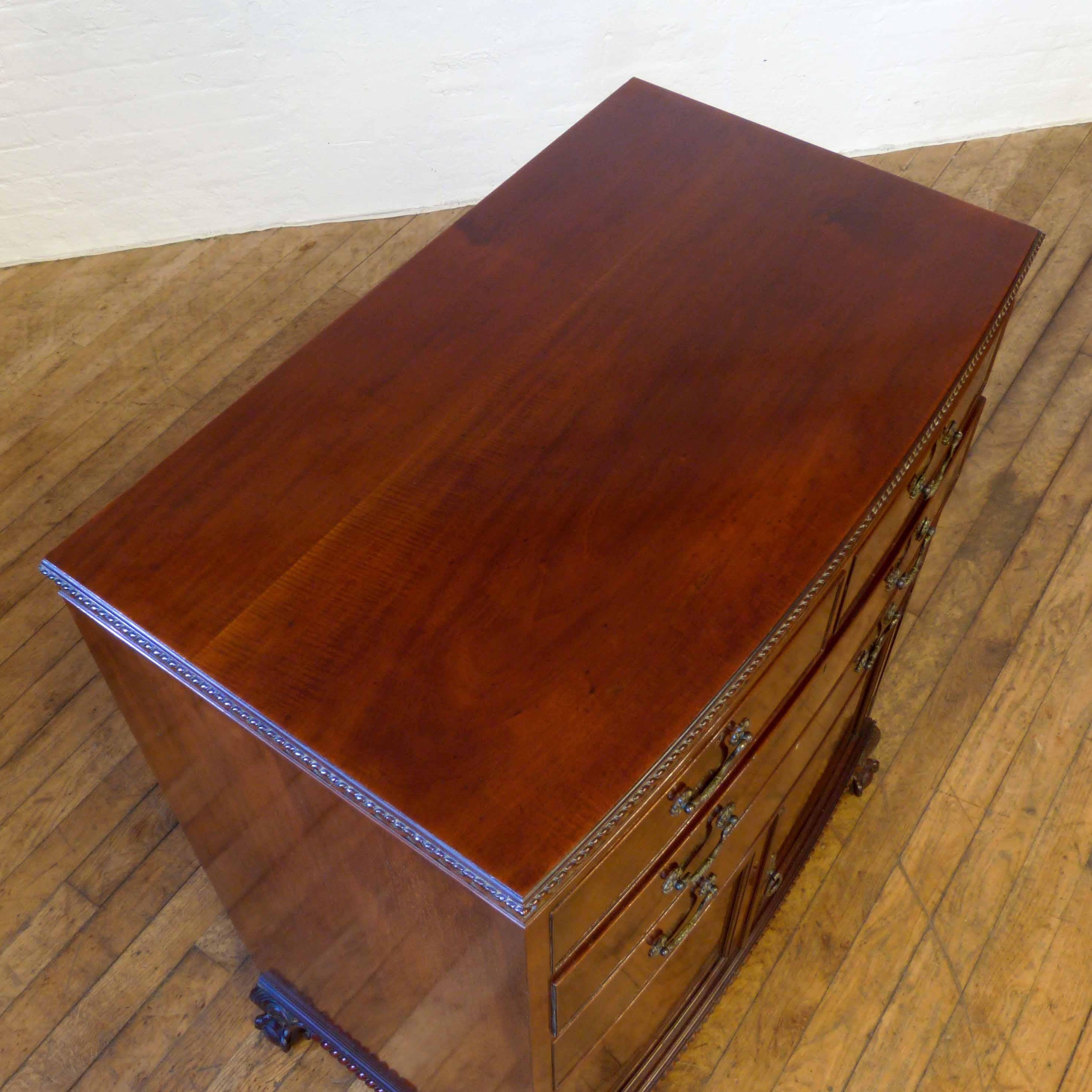 Chippendale Style Mahogany Tallboy In Good Condition For Sale In Manchester, GB
