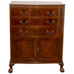 Chippendale Style Mahogany Tallboy