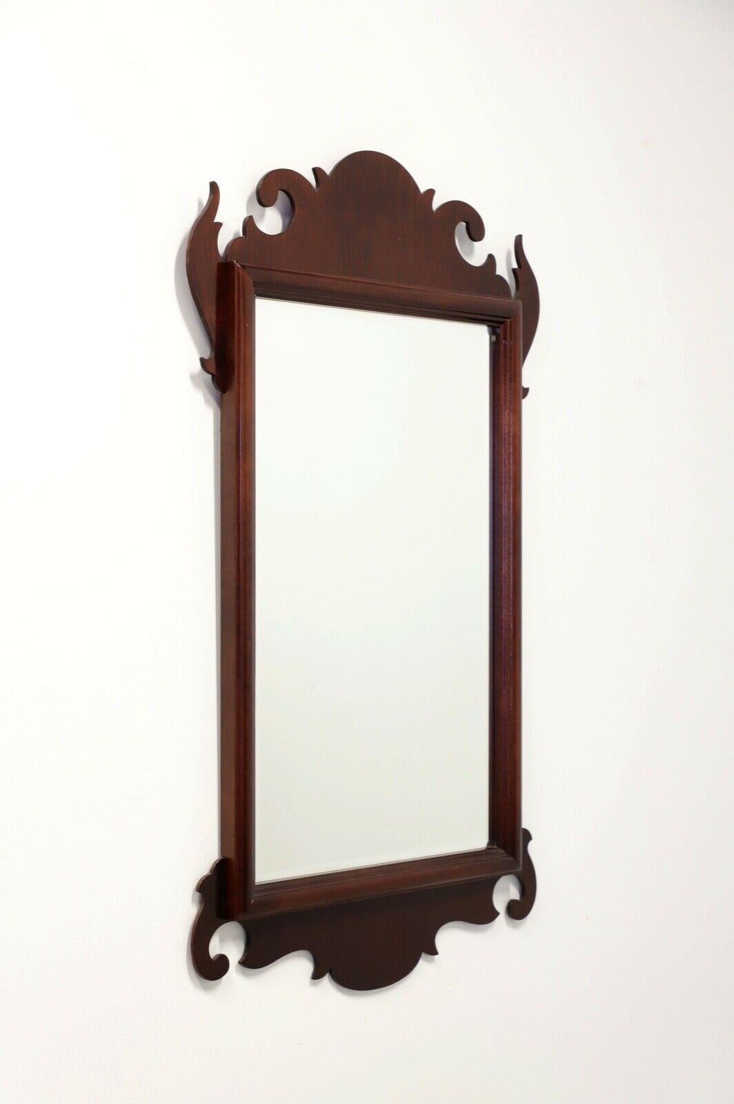 Chippendale Style Mahogany Wall Mirror For Sale 1