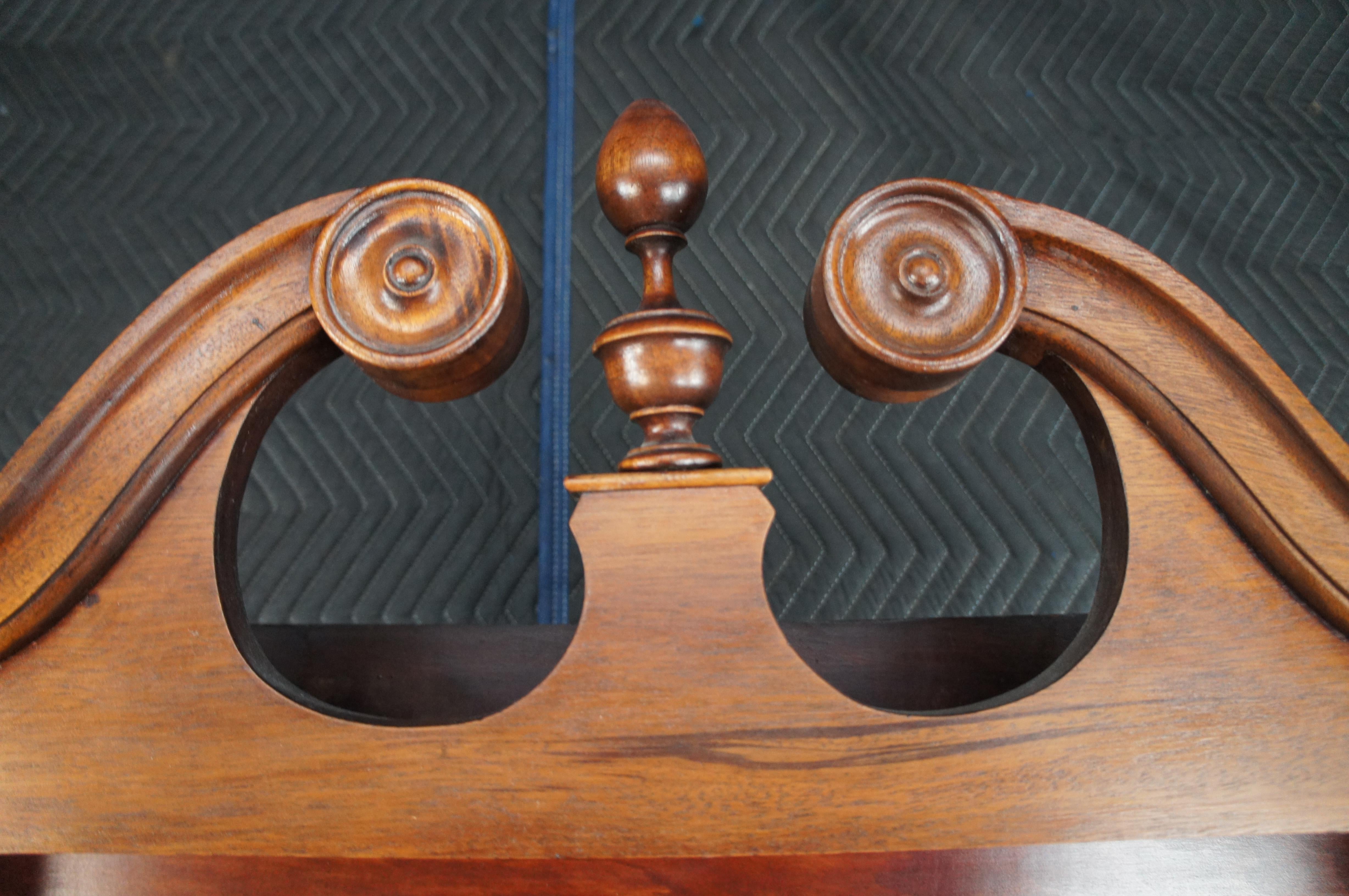 Chippendale Stil Mahagoni Winthrop Sekretär Schreibtisch Bücherregal Bureau 84