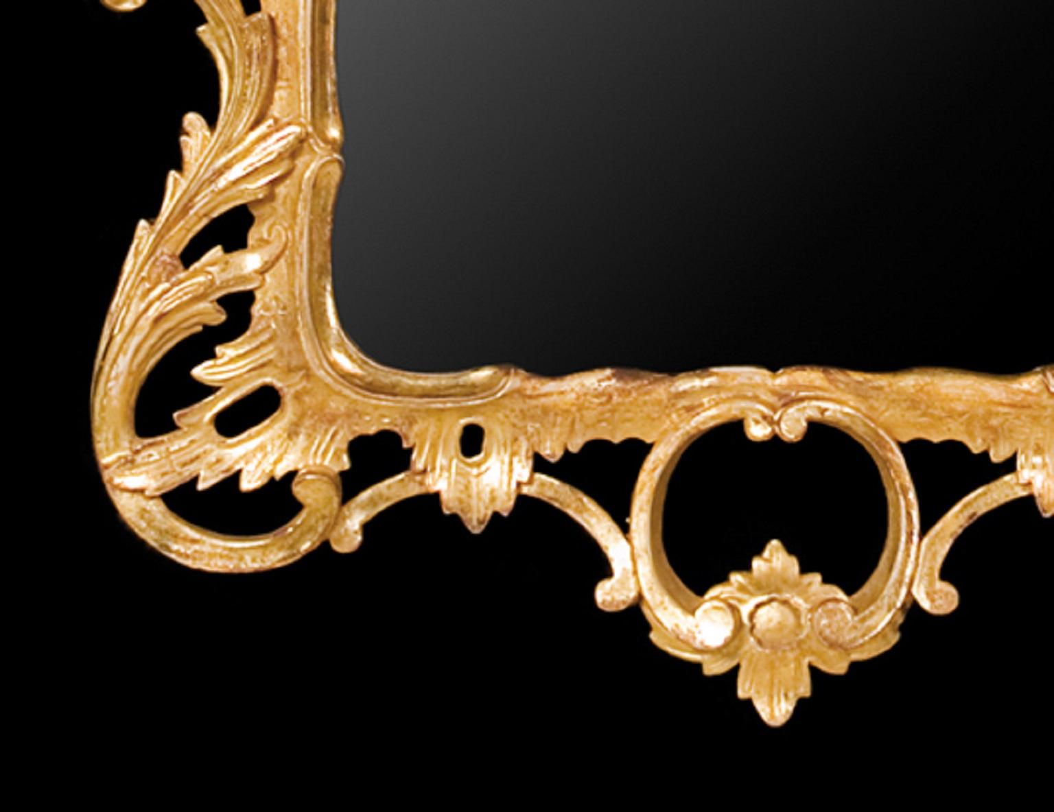 English Chippendale Style Pier Glasses For Sale