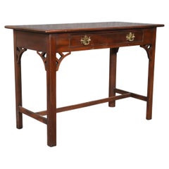 Chippendale Style Solid Mahogany Colonial Williamsburg Kittinger Writing Table