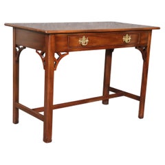 Used Chippendale Style Solid Mahogany Colonial Williamsburg Kittinger Writing Table