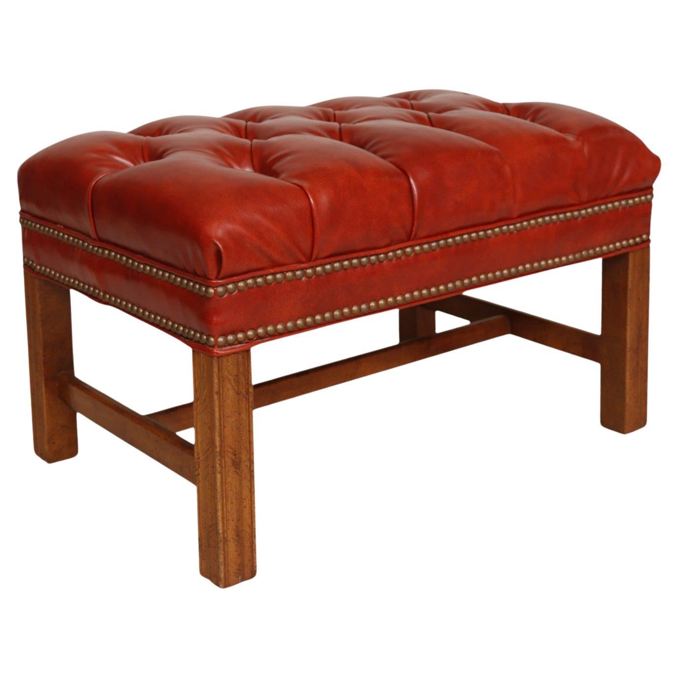 Otomana Acolchada Estilo Chippendale