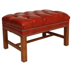 Otomana Acolchada Estilo Chippendale