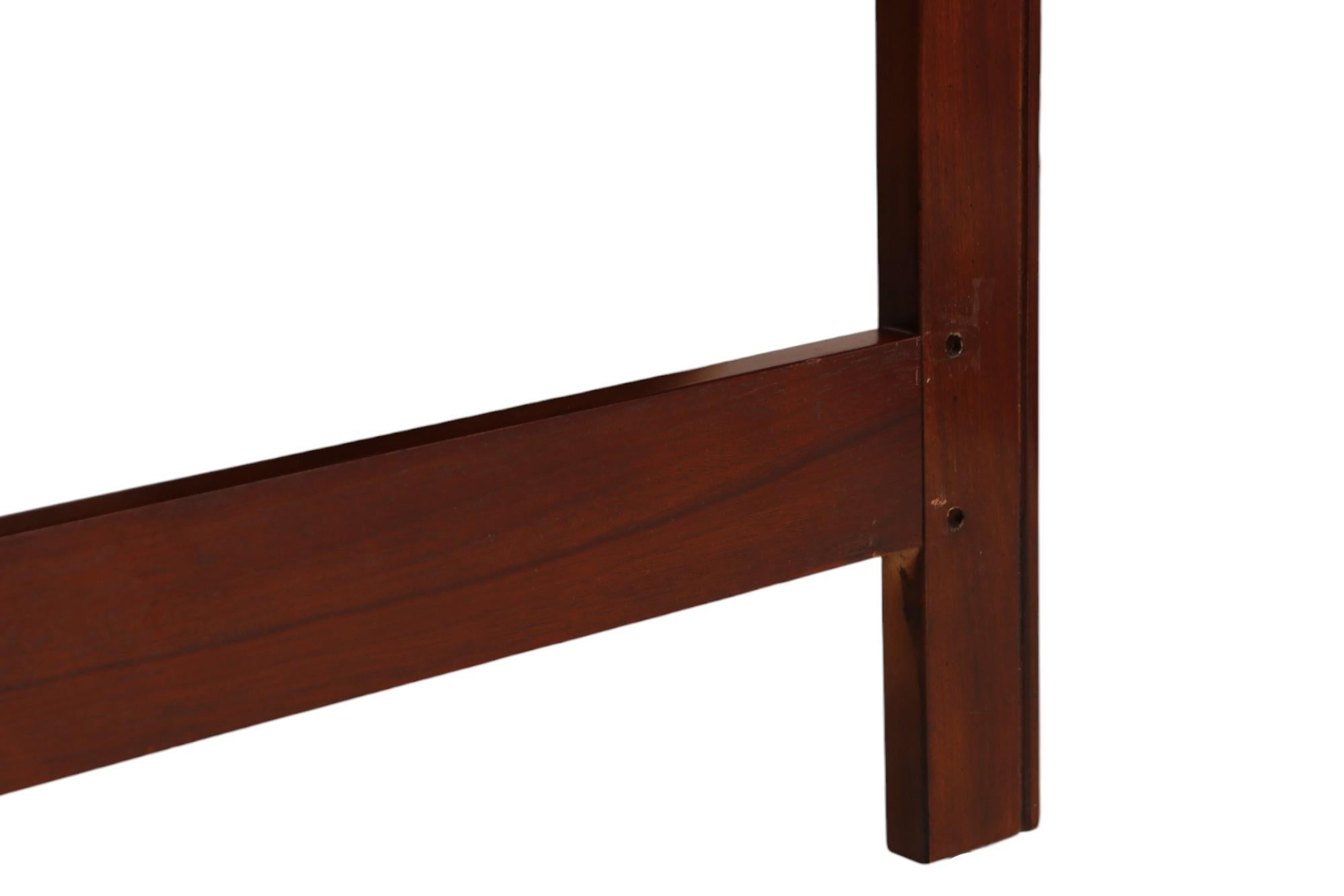 Mahogany Chippendale Style Twin Headboards by Drexel - A Pair For Sale