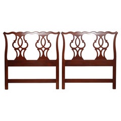 Chippendale Style Twin Headboards by Drexel - A Pair