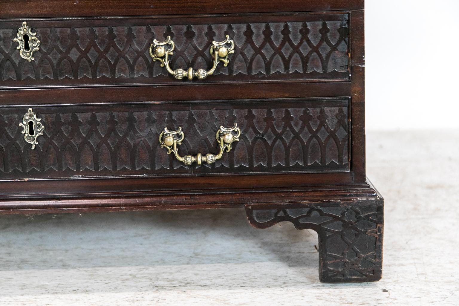 Chippendale Style Two-Drawer Blanket Chest For Sale 1
