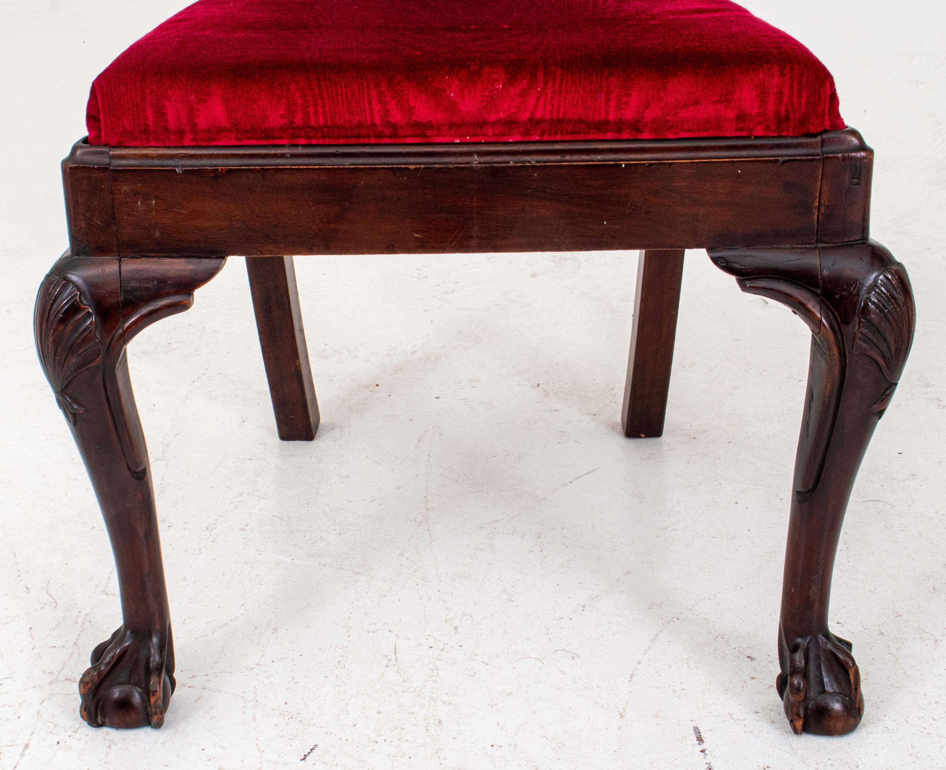 Chippendale Style Wooden Side Chairs, 4 2