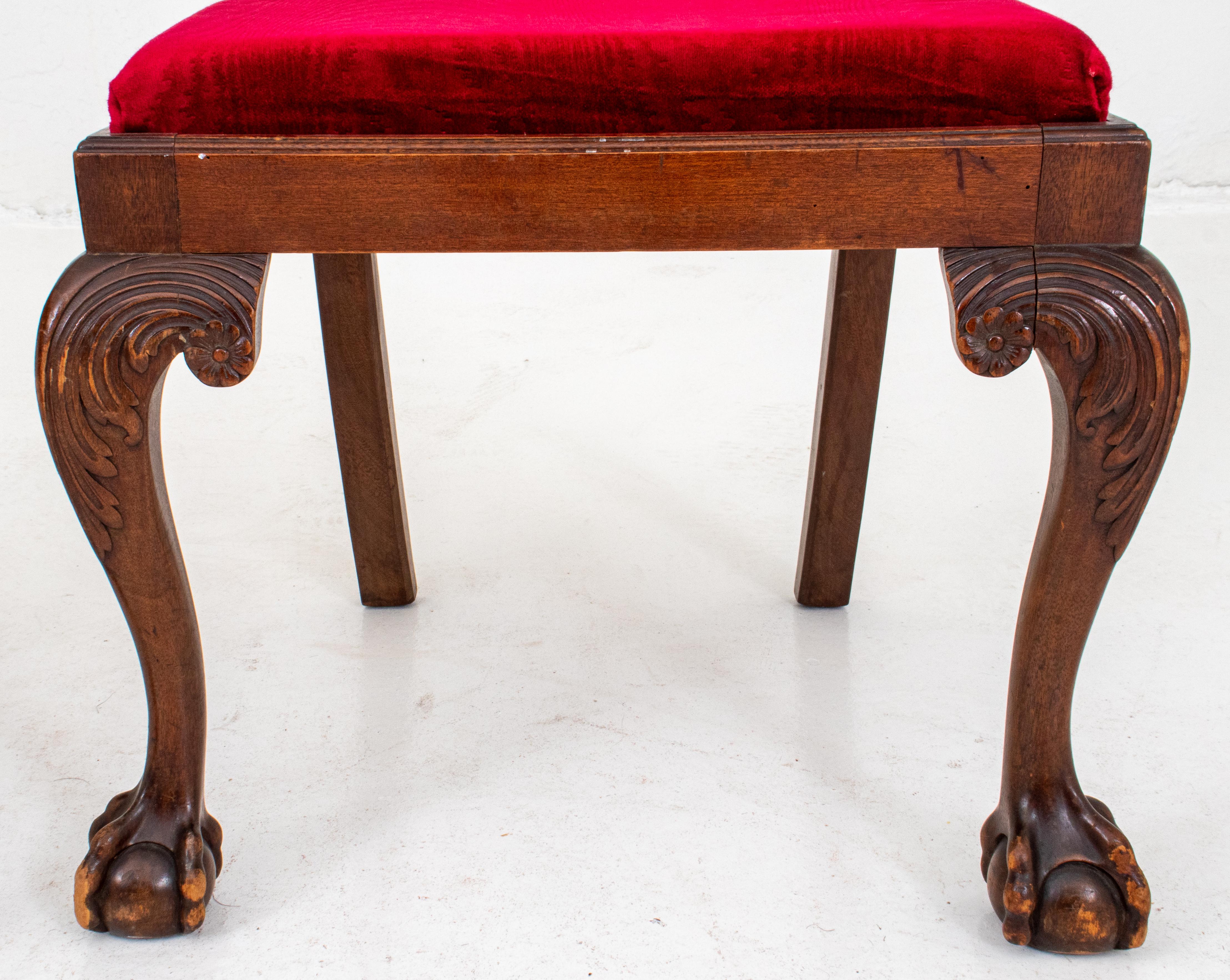 Chippendale Style Wooden Side Chairs, 4 3