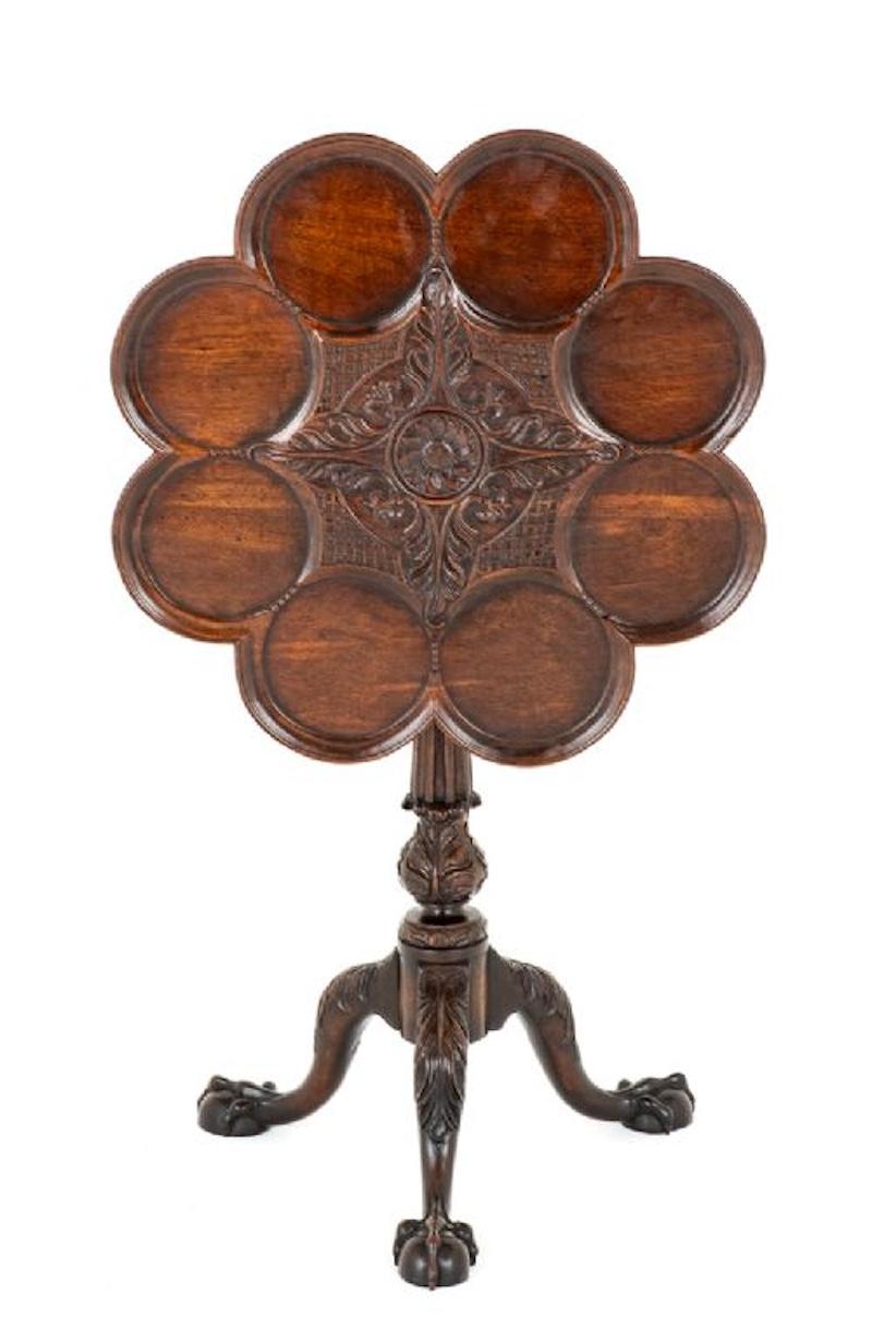 Chippendale Supper Table Mahogany Side Tables 1900 For Sale 3