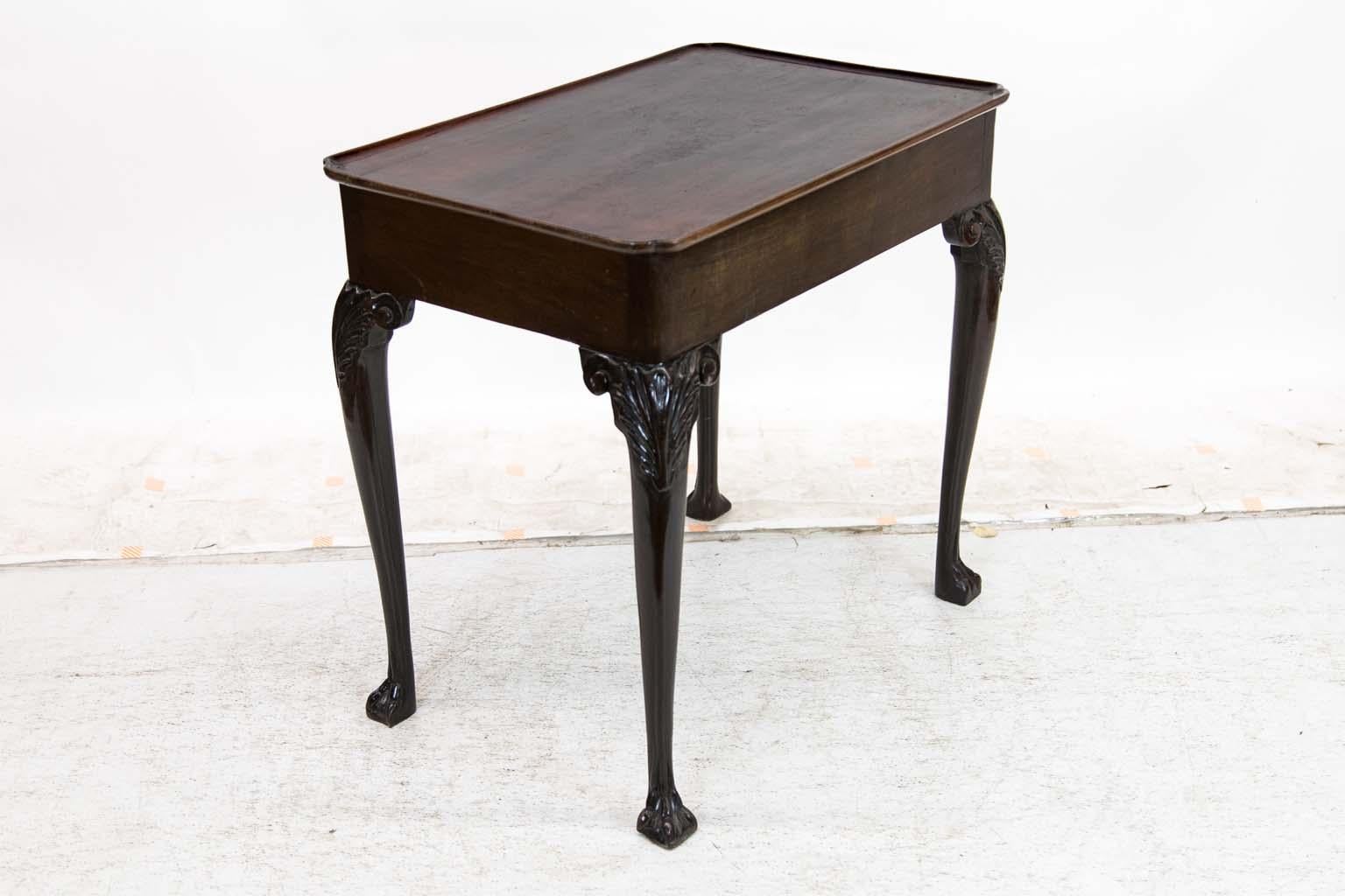 Chippendale Tea Table For Sale 3