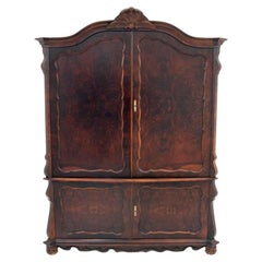 Vintage Chippendale wardrobe around 1960.