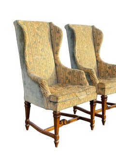 Pareja de sillones con respaldo alado Chippendale by Heritage