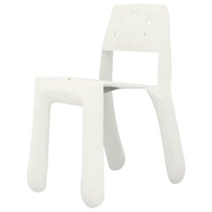 Chippensteel 0.5 Stuhl aus Aluminium in glänzendem Weiß von Zieta