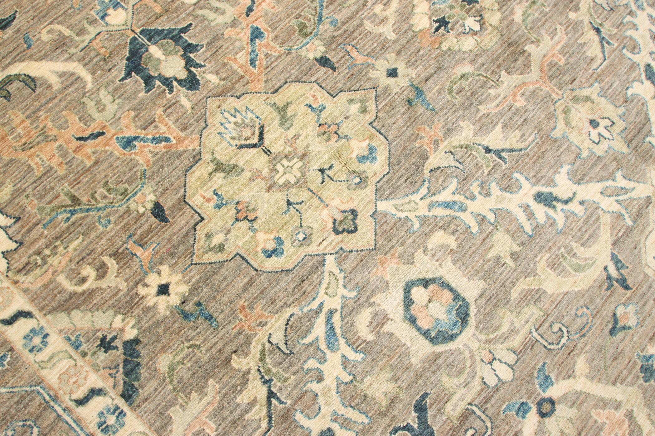 Hand-Knotted Chirwan Carpet