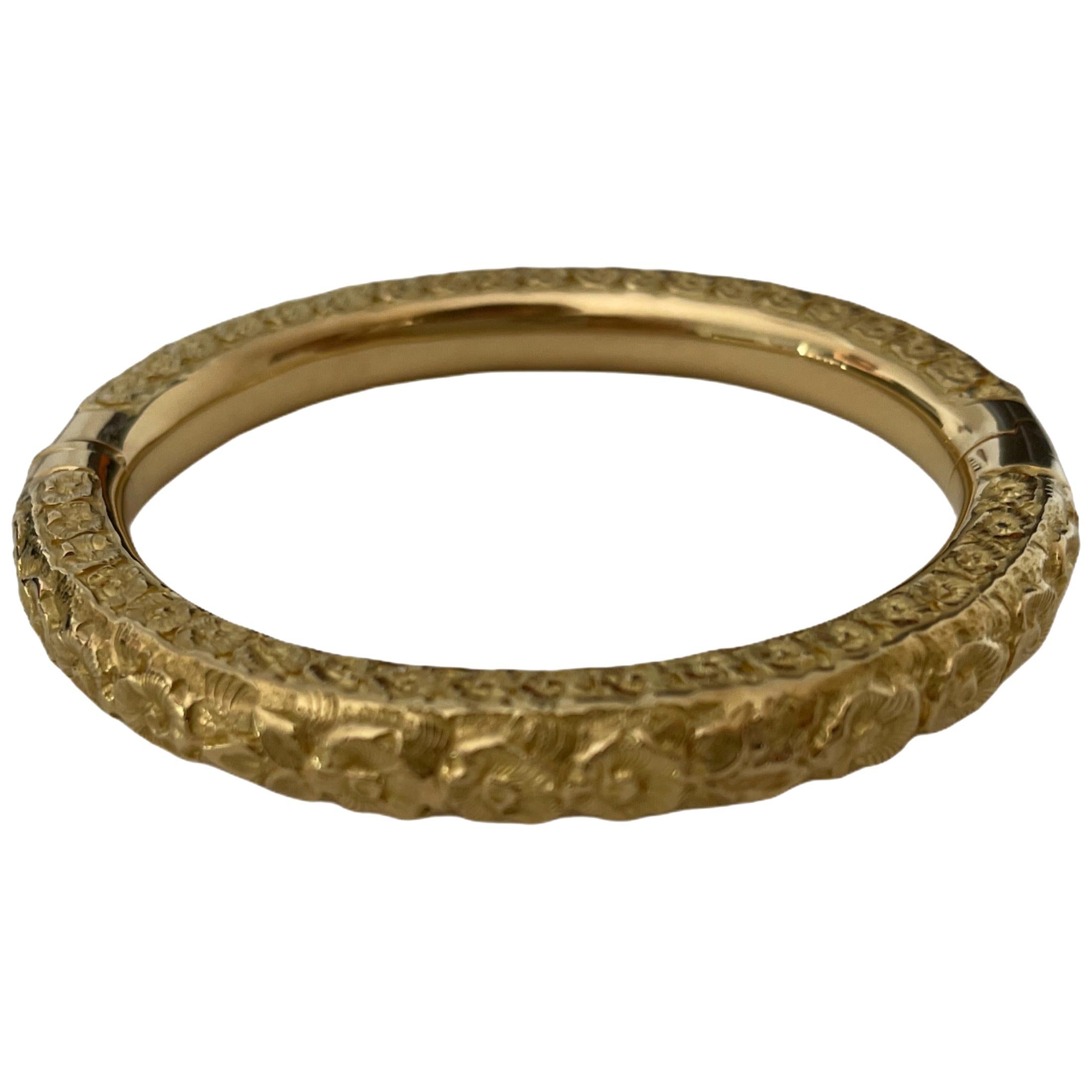 Chiseled Bracelet Yellow Gold 18 Karat