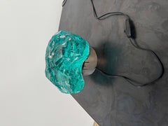 Chiseled Crystal Table Lamp by Max Ingrand for Saint Gobain, France 1965