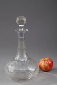 Chiseled Rococo Carafe in the Bohemian Way