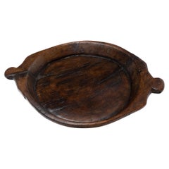 Chiseled Wabi Sabi Wood Tray, c. 1850
