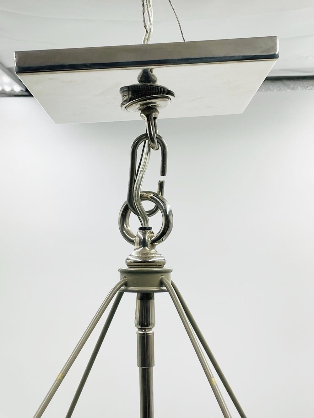 Metal Chisholm Hall Chandelier by the Urban Electric For Sale