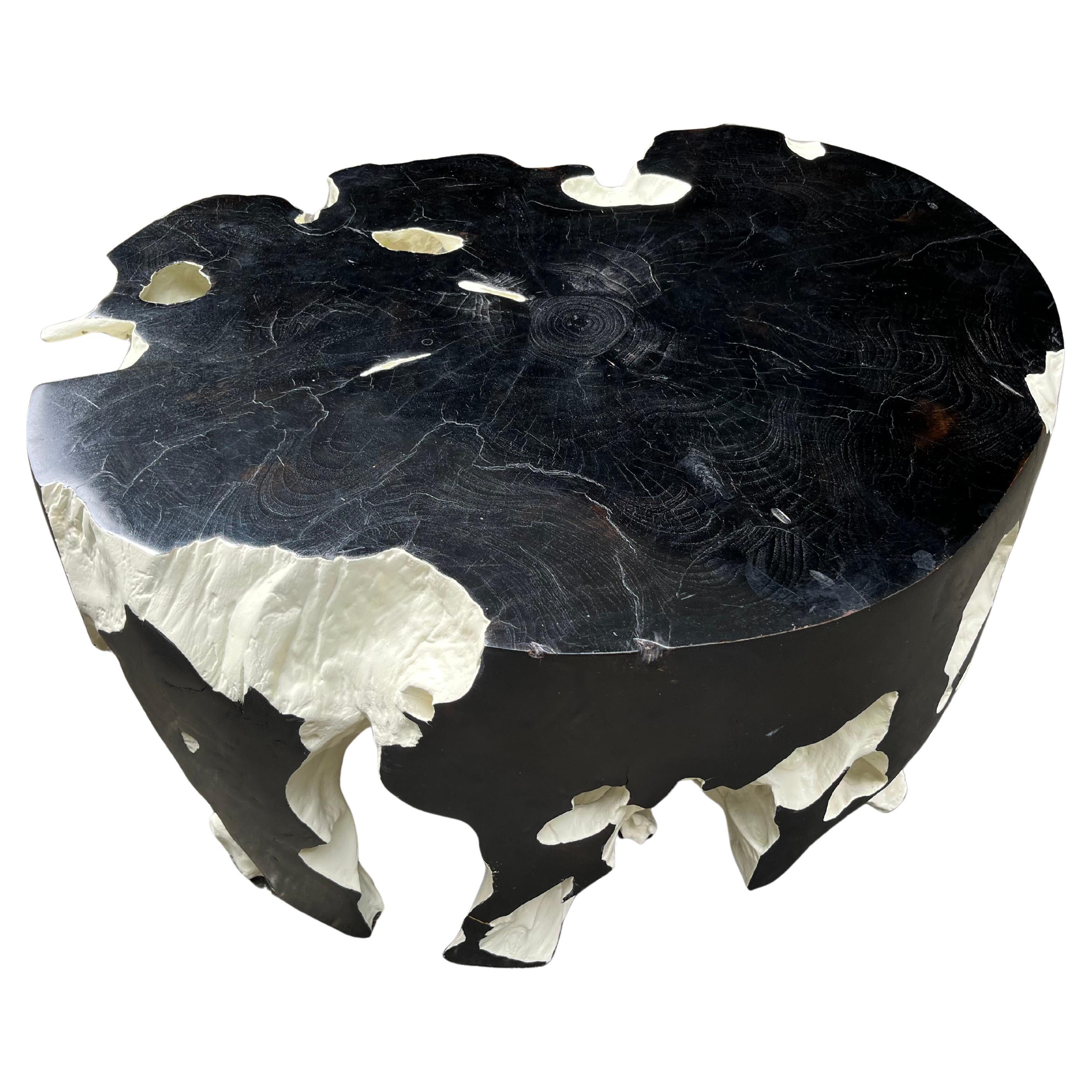 Tavolino da caffè in teak massiccio Meteor personalizzato di Chista in vendita 2