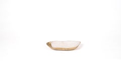 Chital Bowl Small in Cream Shagreen & Bronze-Patina Brass by Kifu Paris