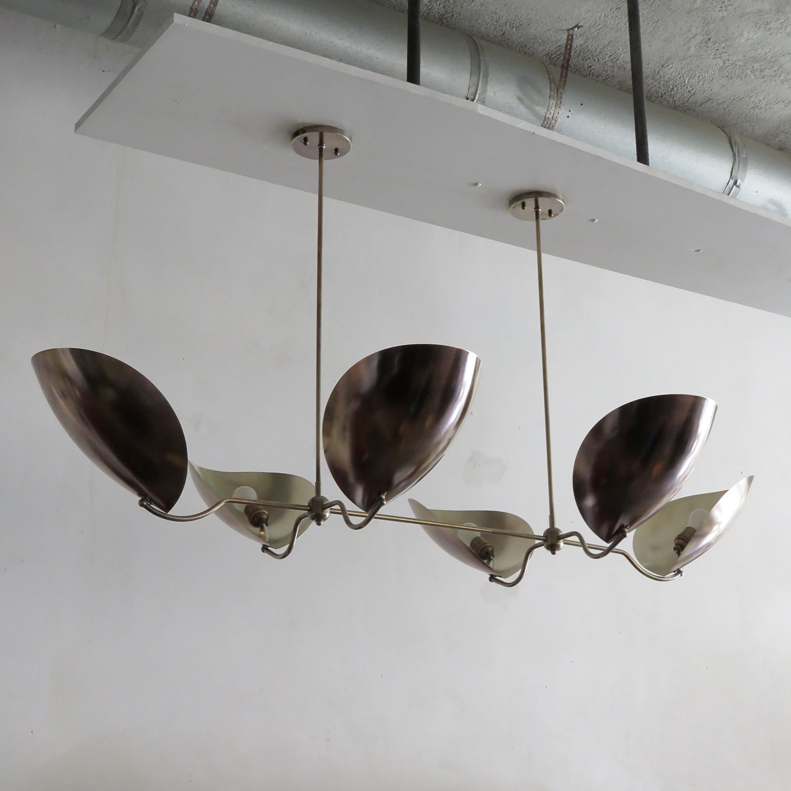 Chiton-6 Chandelier by Gallery L7 In New Condition In Los Angeles, CA
