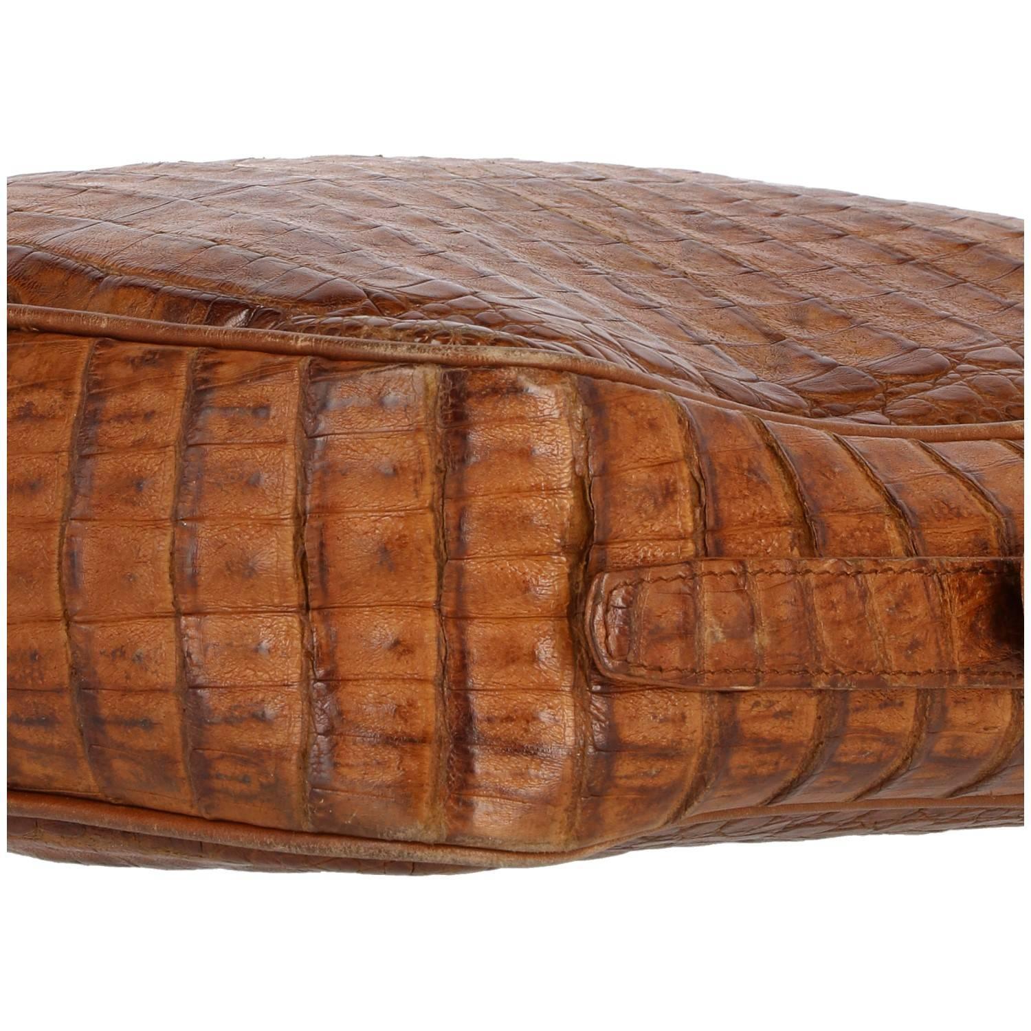 Women's Chloé Vintage Crocodile Leather Bag, 1980s