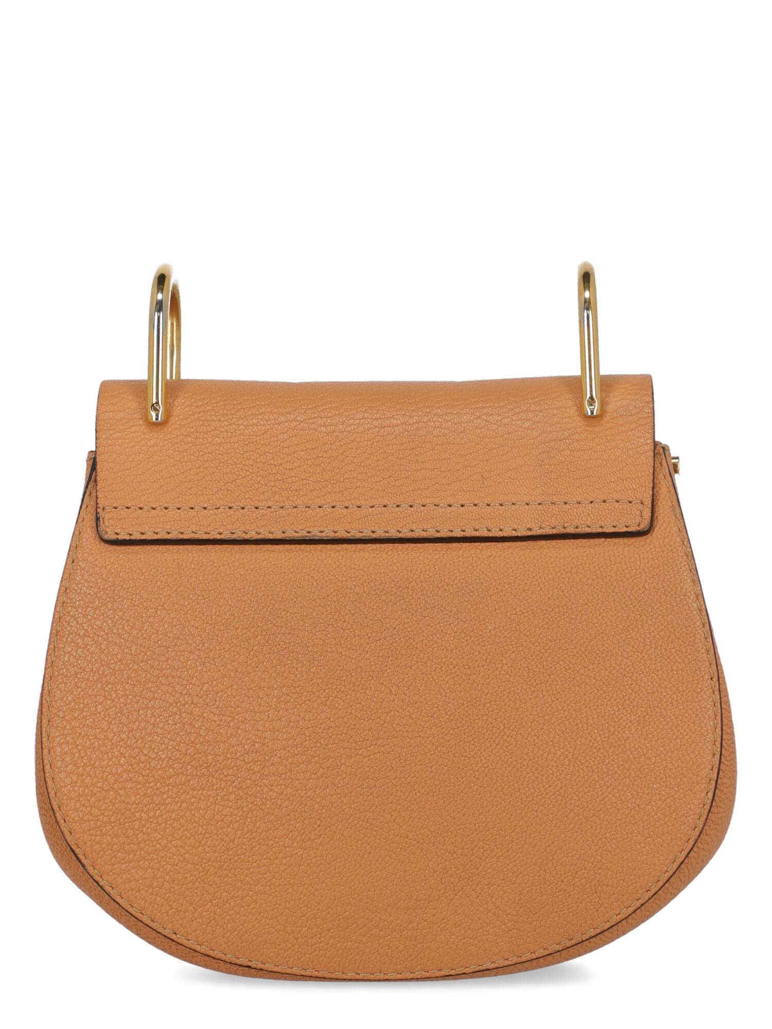 Women's ChloÃ© Woman Shoulder bag Drew Orange Leather For Sale