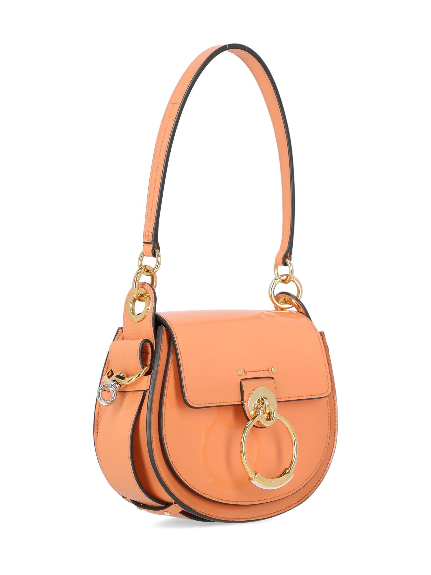 ChloÃ© Women Shoulder bags Orange Leather  In Excellent Condition For Sale In Milan, IT