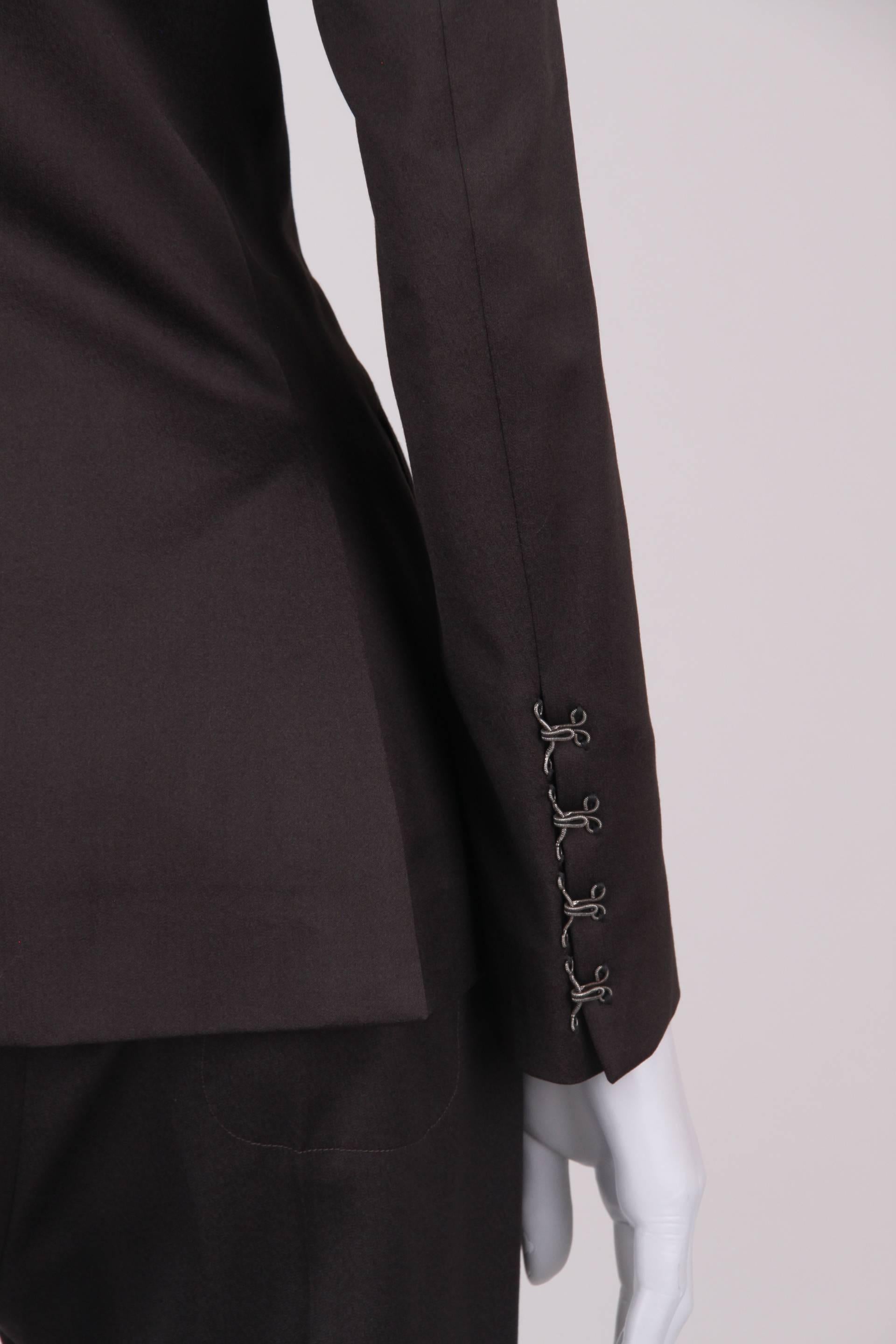 Black Chloe 2-pcs Suit Jacket & Trousers - brown For Sale