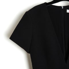 Chloé 2018 Robe courte FR34 36 Black Crepe Short Dress UK6 to 8 US4 to 6 Chloe