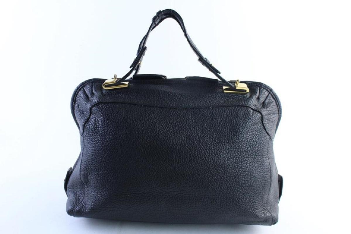 Chloé 2way Attache 11mr0701 Black Leather Cross Body Bag For Sale 6