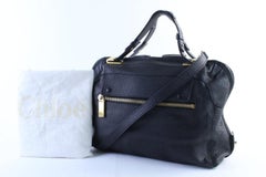 Chloé 2way Attache 11mr0701 Black Leather Cross Body Bag